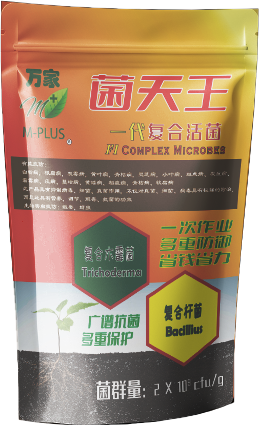 Mplus Bio F1 Microbe — Trichoderma + Bacillus Disease Control (菌天王)